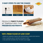 Load image into Gallery viewer, Atul Gold Fully-Automatic Atta Chakki | Domestic Flour Mill Machine, 4.5 Kg Hopper 8-10 Kg/Hr Grinding Capacity| 2880 RPM Motor | Low Voltage (175V) 1 Year Product Warranty