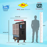 Load image into Gallery viewer, Atul Hurricane Light 30″ Black Copper Industrial Cooler | Industrial Series - 230 Ltr.