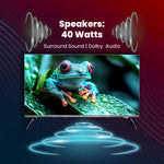 Load image into Gallery viewer, AU+ AU43GQ QLED Google TV - 43 inch's FHD TV with 1.5GB/8GB storage, Android 11, 40W Dolby Audio, 1-year On-site Warranty