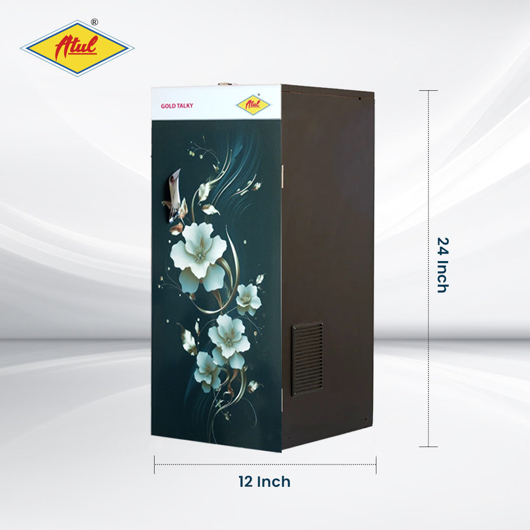 Atul Atta Chakki flourmill for home| Automatic Domestic Flour Mill Machine - Atta Chakki, Aata Maker, Ghar Ghanti | 8-10 Kg/Hr Grinding Capacity, 4.5 Kg Hopper | 2880 RPM Motor | Low Voltage (175V)