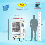 Load image into Gallery viewer, Atul Hurricane 30″ White Copper Industrial Cooler | Industrial Series - 230 Ltr.