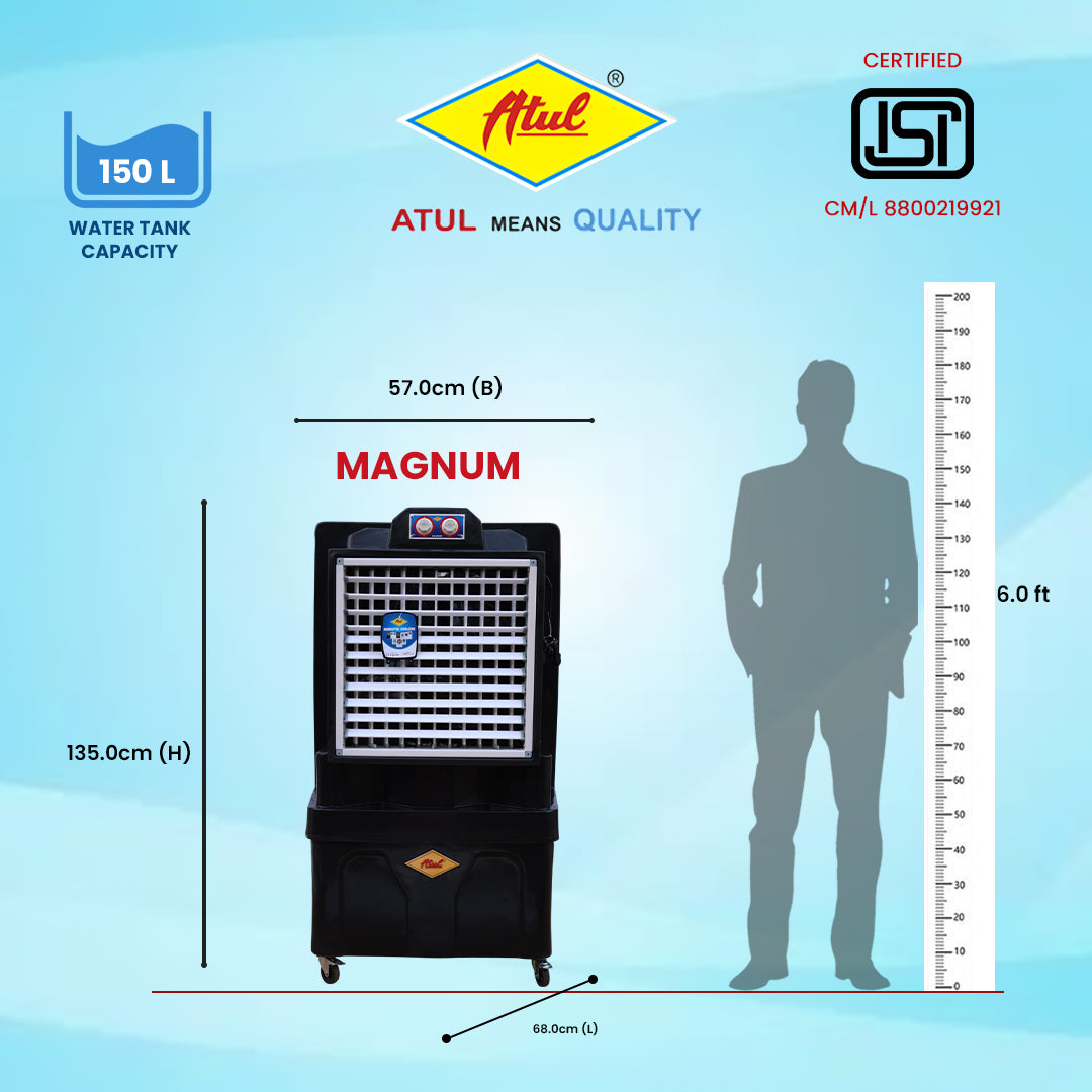 Atul Magnum HP 22" Domestic Cooler | Room Series - 150 Ltr.