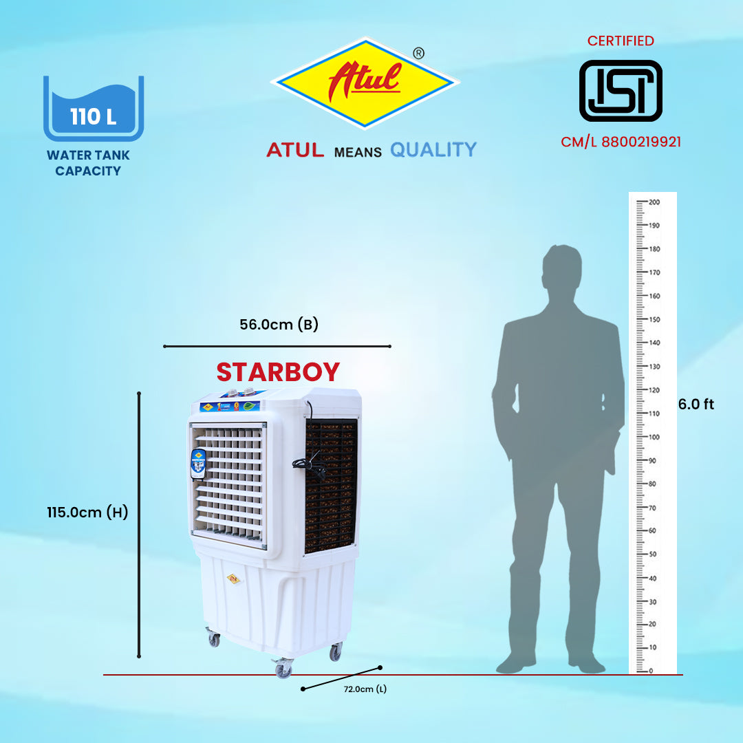 Atul Star Boy HP 18" Domestic Cooler | Room Series - 110 Ltr.