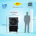 Load image into Gallery viewer, Atul Tent Magnum | 32" H-Frame Motor | 32" Clamitizer Alluminium Blade | Tank 200 Ltr