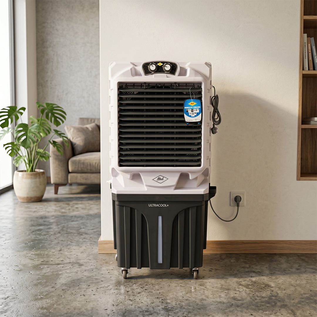 Atul Ultracool + SP for Room | 20" Exhaust Motor ALU | 20" Exhaust Blade | Tank 100 Ltr