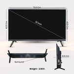 Load image into Gallery viewer, AU+ AU32BT Eco Cloud Smart TV - 32 inch&#39;s FHD TV with 1GB/8GB Storage, Android 9, 1-year On-site Warranty
