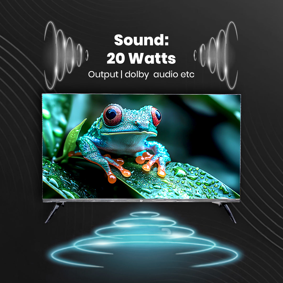 Atul AU43SV Full HD Smart TV - 43 inch's FHD TV with 1GB/8GB storage, Android 11, 40W Dolby Audio, 1-year On-site Warranty