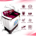 Load image into Gallery viewer, AU+ Washing Machine 6.8KG Capacity, 120W Wash Motor, 35W Spin Motor – AU68SW by Atul
