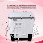 Load image into Gallery viewer, AU+ Washing Machine 6.8KG Capacity, 120W Wash Motor, 35W Spin Motor – AU68SW by Atul
