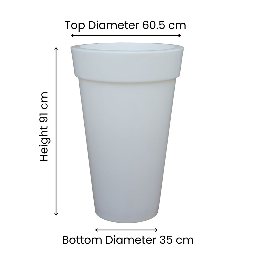 Bloom Atul Gardenia Unbreakable Indoor & Outdoor Planter 35"