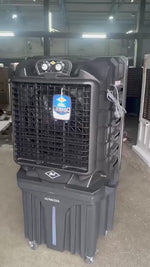 Load and play video in Gallery viewer, Atul Ultracool SP for Room | 18" Exhaust Motor ALU | 18" Exhaust Blade | Tank 100 Ltr